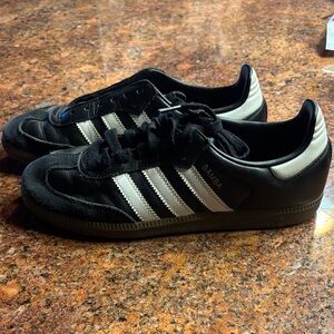adidas Samba Black and White Low-Top Sneakers